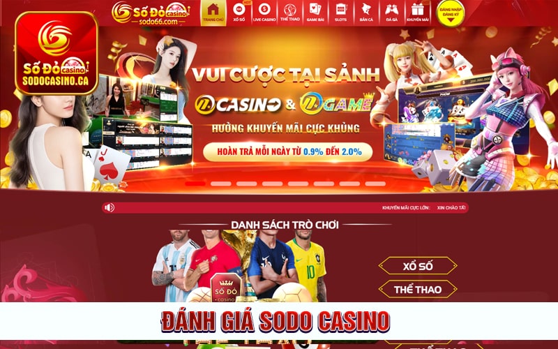 Đánh giá về sodo casino